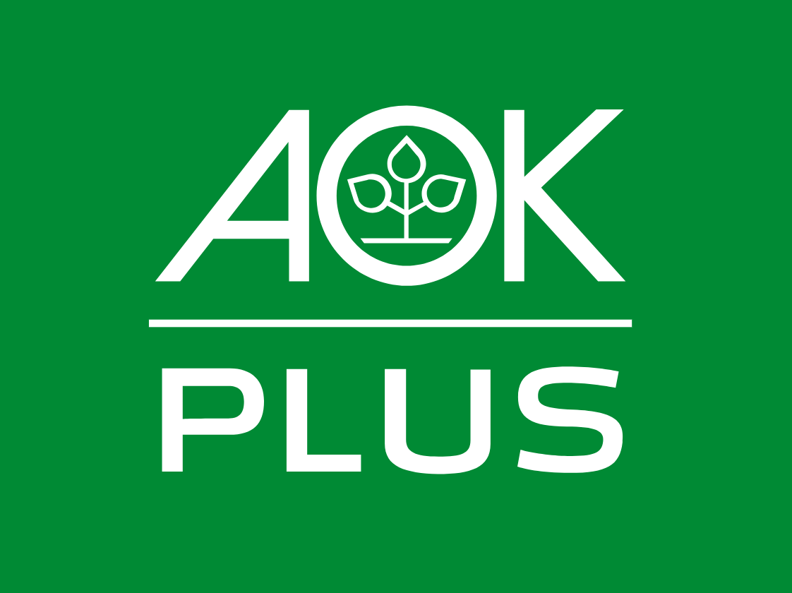 AOK Plus Logo grün