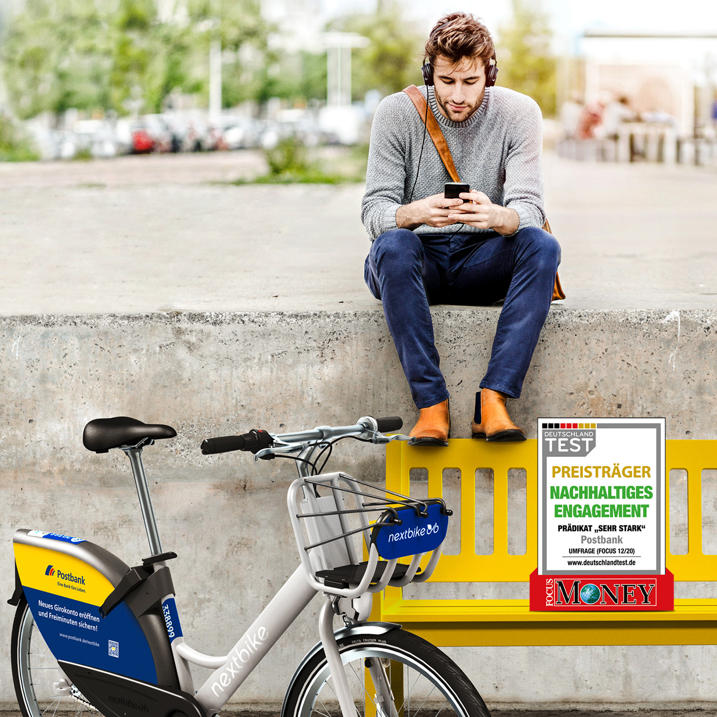 nextbike Postbank Kampagne