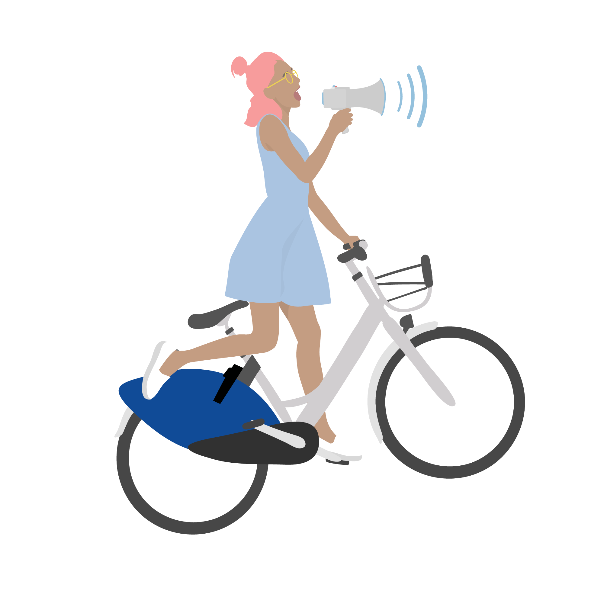 nextbike Illustration Megaphone