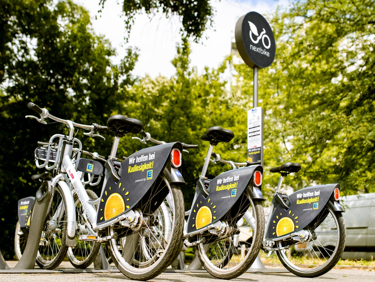 nextbike Edeka Station in Berlin